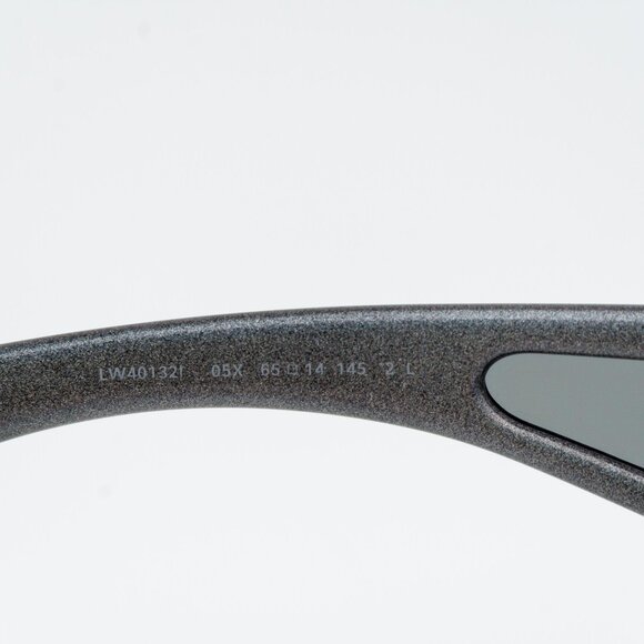 Loewe X PAULA'S IBIZA Men Sunglasses Metallic Blue Mirror Pilot LW40132I 05X - Picture 7 of 9